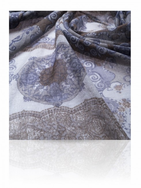 Палантин Женский W-GEOMETRIC/GREY
